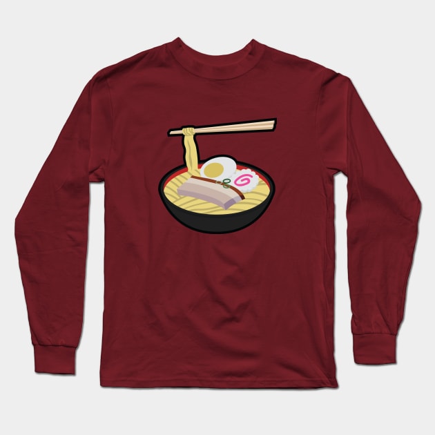 Ramen Long Sleeve T-Shirt by Caloy